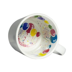 С надписью внутри